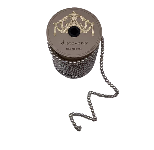 .50 x 10yds pearl garland, grey