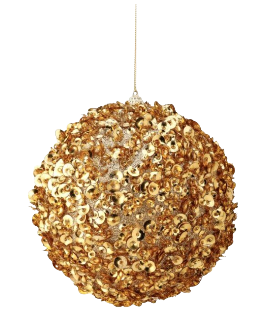 6" Glamour Sequin Ball Ornament