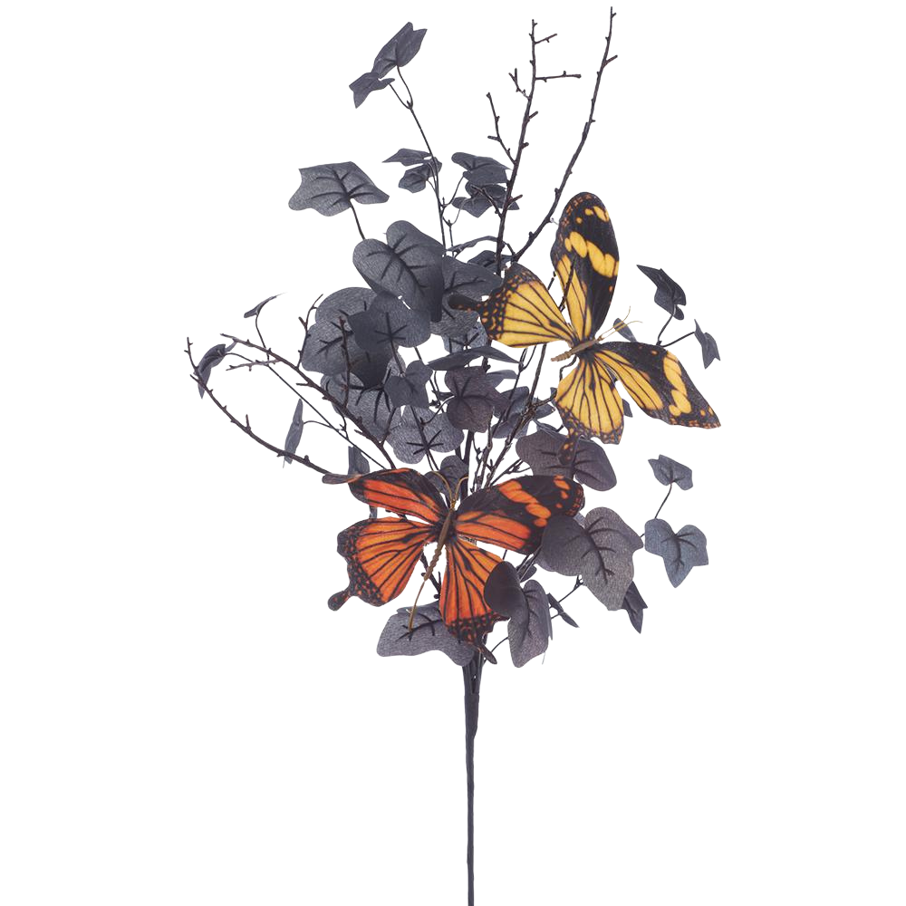 26" Butterfly Ivy Spray