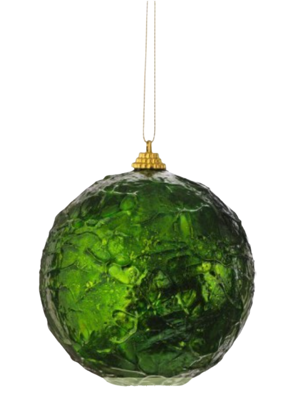 4" Crinkle Foil Ball Ornament