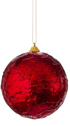 4" Crinkle Foil Ball Ornament