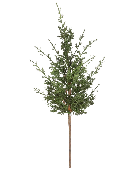 32" Pearl Cedar Spray
