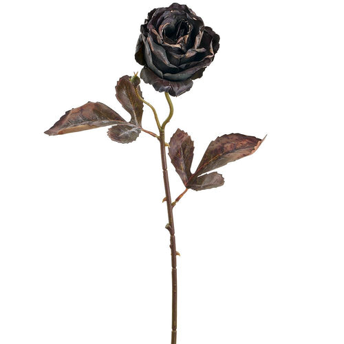 20" Rose Spray - Brown & Grey