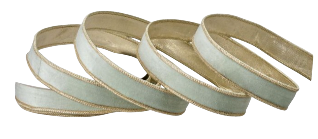 1" X 10Y Velvet Pastel Ribbon with Edge