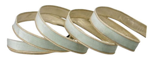 1" X 10Y Velvet Pastel Ribbon with Edge