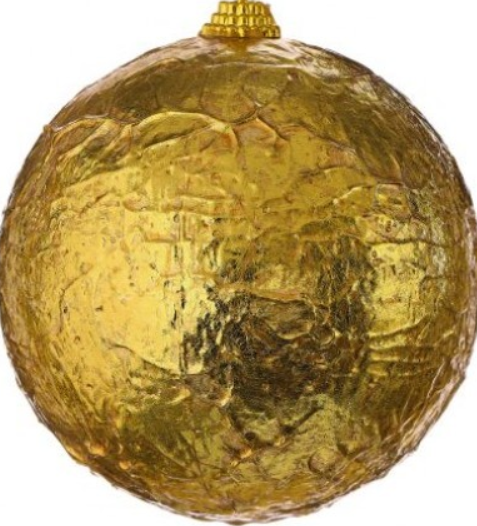4" Crinkle Foil Ball Ornament