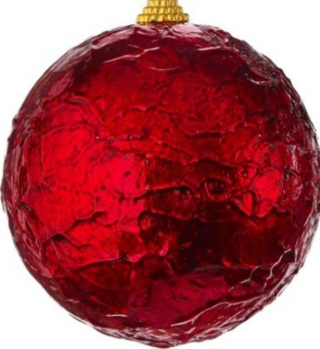 4" Crinkle Foil Ball Ornament