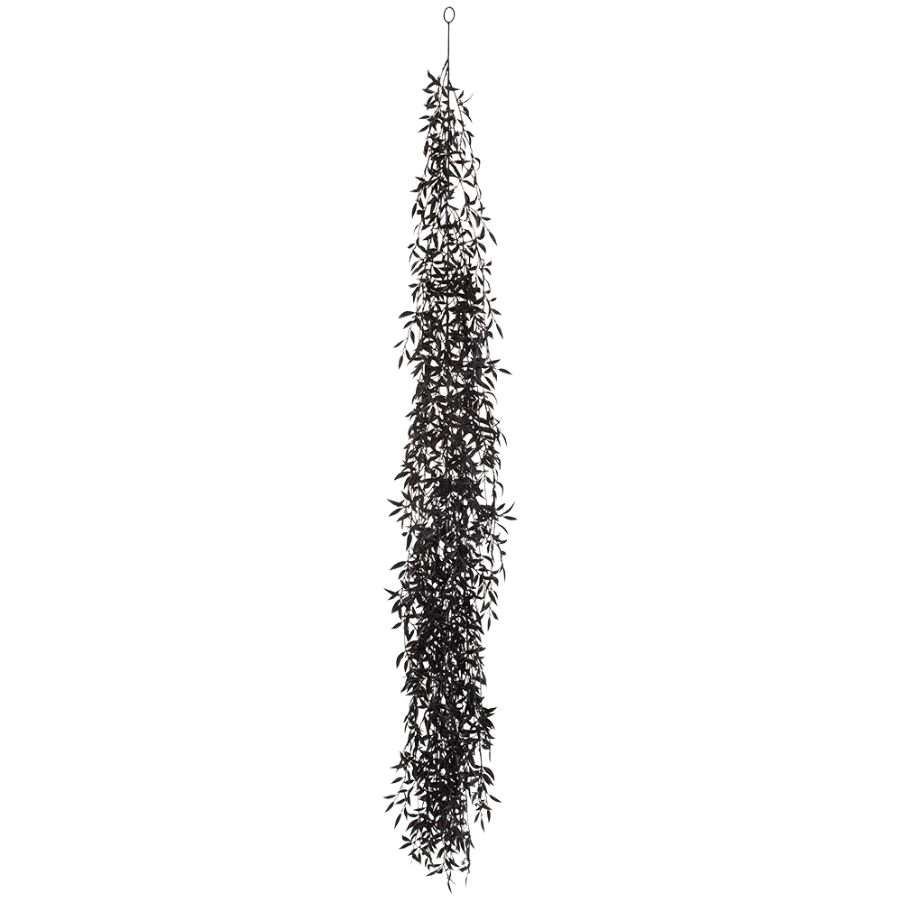 69" Glittered Eucalyptus Swag Garland