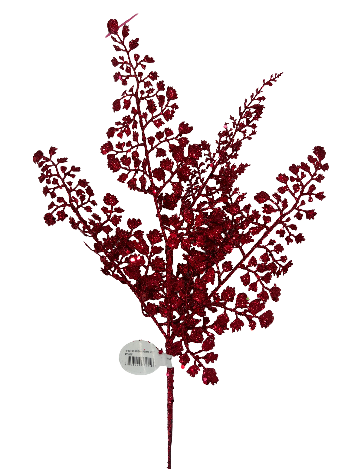 18" Glitter Sequin Maiden Hair Spray