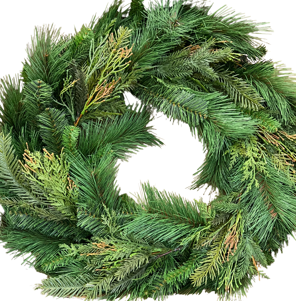 30" UV Pine / Incense Cedar / Spruce Wreath