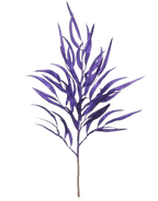 20" Glittered Grass Spray